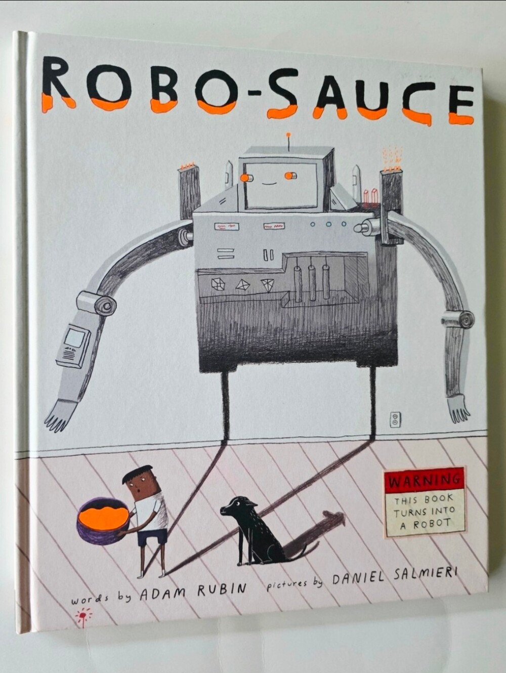 Robo-sauce hardback Children's book.
